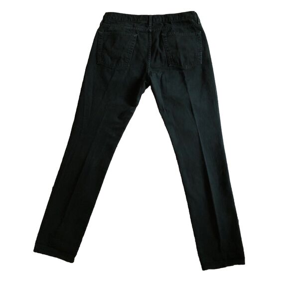 Vince Button Fly Classic Slim Straight Leg Jeans Mens Sz 34x34 Black Birch Denim - Picture 7 of 13